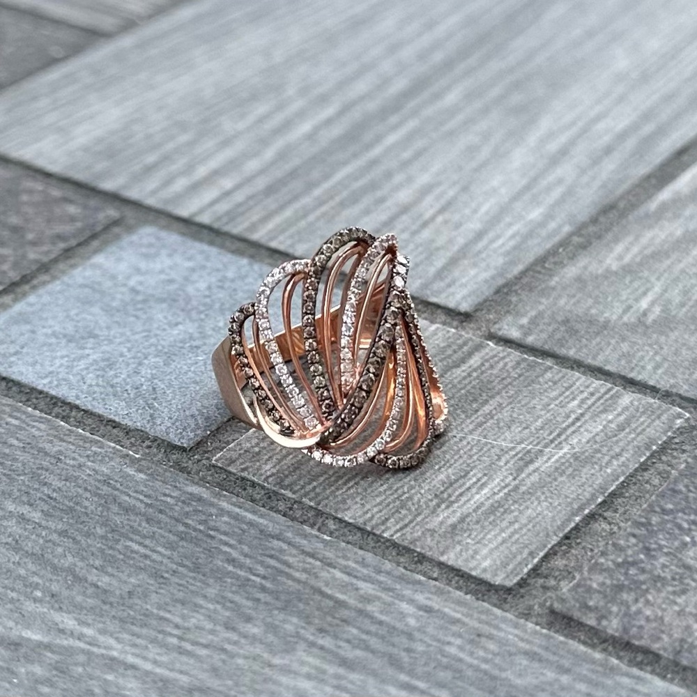 Effy Rose Gold and Silver Women's Ring